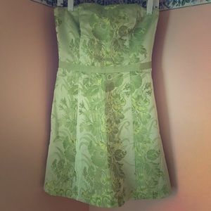 Ann Taylor lime green dress